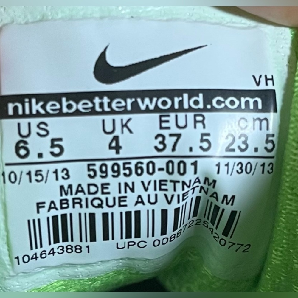Nike Dual Fusion Lite Womens Size 6.5 Running Shoes Silver Red 599560-001 - Picture 8 of 8